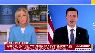 Buttigieg Responds To Worst Flight Outage Since 9/11