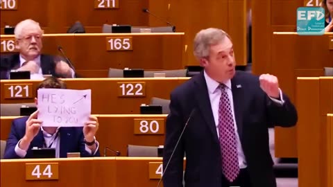 Nigel Farage Blasts EU Phony Outrage Against Trump