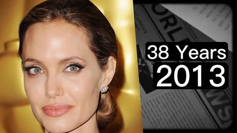 Angelina Jolie from 1995 to 2023