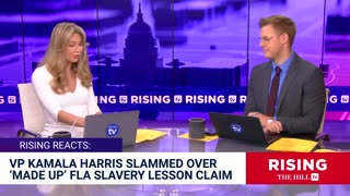 Watch: Kamala Harris SLAMMED for FALSE Attack on Fla Schools Teching "BENEFITS' of Slavery