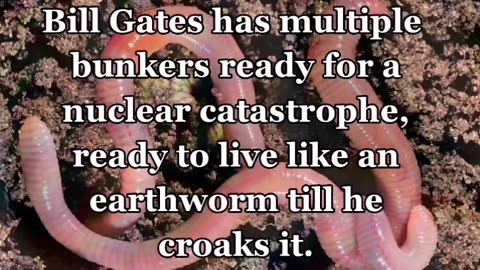 Bill Gates getting ready to live like an earthworm