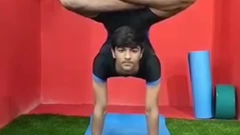 Indian yoga aasan