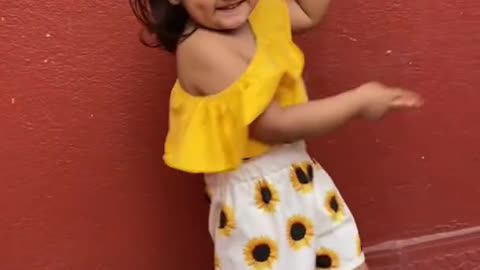 Funny baby dance