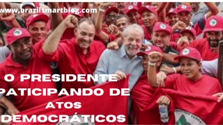 O PRESIENTE PRATICANDO ATOS DEMOCRÁTICOS