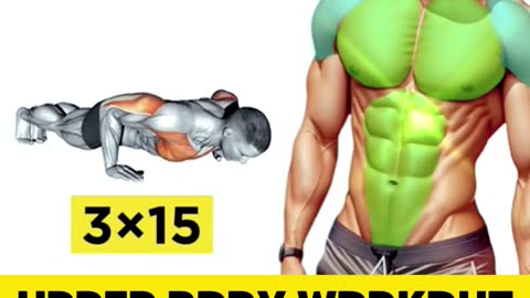 Best Upper Body Exercises #upperbodyworkout #homefitness #strengthtraining #workoutroutine #shorts