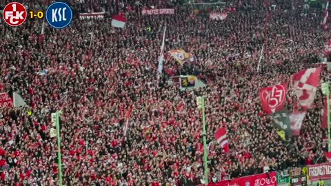 Der Betze BRENNT Mit PYRO Im Südwest Derby l 1. FC Kaiserslautern vs Karlsruher SC 2-0