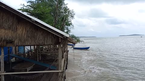 arrived Koh Sdach port, Koh Kong