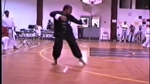 Grand Master Stroud performing A Drunken Kung-Fu Form 1998