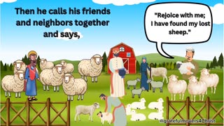 The Parable of the lost sheep - Animated Video #shortvideo #reels #animatedvideo #WordOfGod