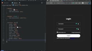 How To Make A Unique Login Page Using HTML, CSS Only