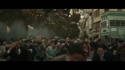 Godzilla minus one trailer 2023 blockbuster movie