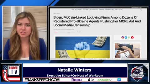 Natalie Winters exposes Ukraine’s ‘Money Laundering’ Through Massive US Lobbying Campaign To Censor Americans On Social Media