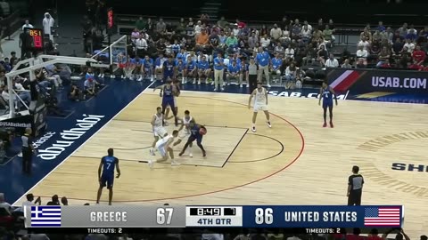 GREECE vs USA SHOWCASE _ FULL GAME HIGHLIGHTS _ August 18, 2023