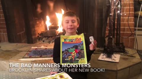 Brooklyn and Grandpa Don talk about The Bad Manners Monsters