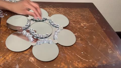 Making A Flower Mirror Easy