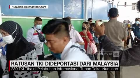 Ratusan TKI Dideportasi dari Tawau Malaysia Karena Tak Memiliki Paspor