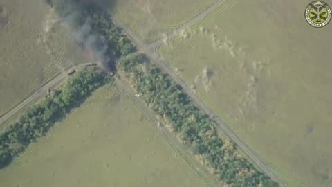 Russian supply point hit by artillery