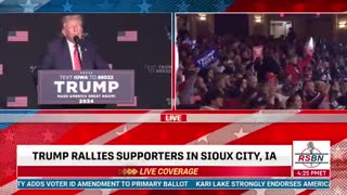 “I’m the only president in 72 years that didn’t start a war.” — President Trump in Sioux City, Iowa