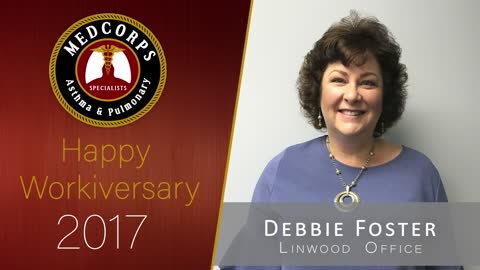 Happy 6 year work anniversary to Debbie
