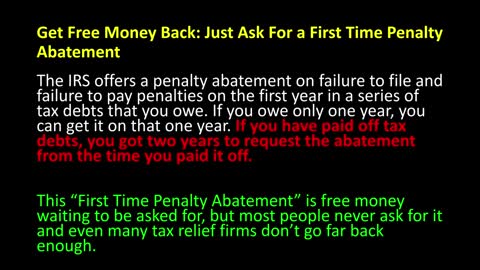 IRS First Time Penalty Abatement Guide: How To Get It With Sample Letter