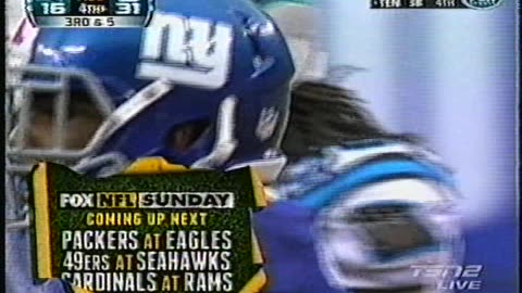 Panthers de la Caroline vs NY Giants 19 septembre 2010