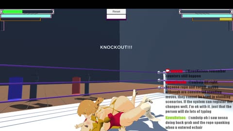 (Mature Audience) G1PC Female Wrestling RETURNS! - 3 Matches + Chat Interaction Testing TAKE 2!!