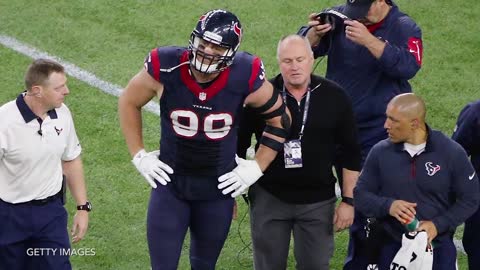 JJ Watt Shows Off Dunking Skills After Hernia Surgery