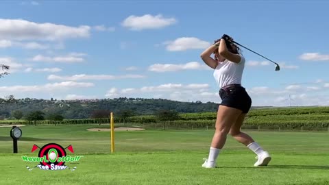 The beautiful golf swing