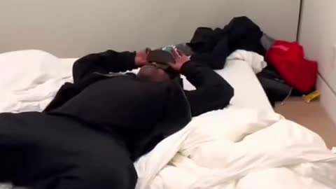 IShowSpeed Presses Overweight Kid to Get Out of Bed