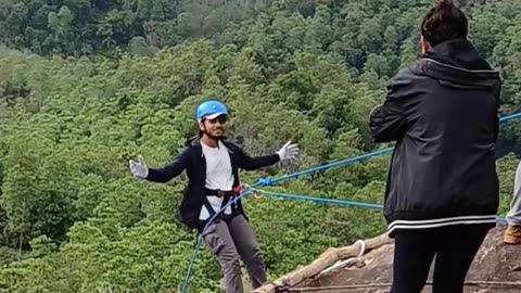 Abseiling #WildfeatAdventure #extremesports #AbseilingEscapes #Nilwalagala #Algama #CliffDescent