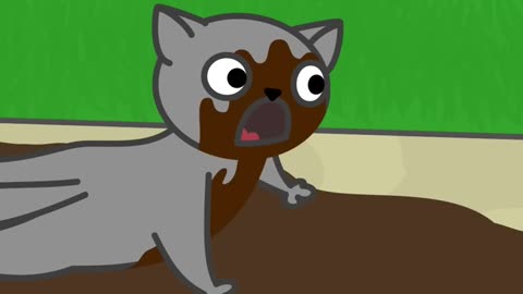 -- Sad story of a cunning cat -------- (Funny Cartoon) _shorts _animation _funny(720P_60FPS)