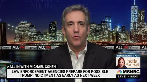 Michael Cohen Claims Trump Wants Another Violent Battle