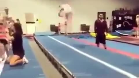 Talented Gymnast Girl