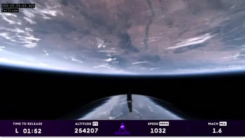 Virgin Galactics first Space tourist finaly Soar