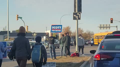 How A day game in Winnipeg is taken advantages for election?