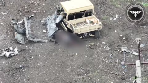 Two Russian infantrymen and their Desertcross 1000-3 ATV are targeted by FPV drones