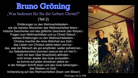 2. Advent-Gemeinschaftsstunde vom 10.12.2023