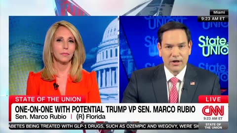 Rubio, Bash Spar Over If Trump Will 'Go After' Dems