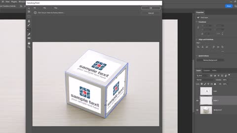 Place Logo On Package In Photoshop - Vanishing Point