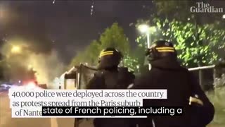 INTIFADA-France? IGNITED BY DEATH OF MUSLIM YOUTH, 17 . SEE HOW FRANCE BURN