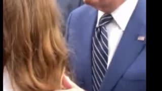 SICK. Joe Biden Creeps on Little Girl at California Stop – Gets Handsy as She Cringes – And Once Again the Fake News Media Ignores this Fondler