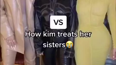 How Kim Kardashian treats her brother VS her sisters tiktok kardashian clips Celeblounge #viral