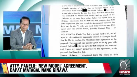 Atty. Salvador Panelo, walang nakikitang mali sa 'new model' agreement