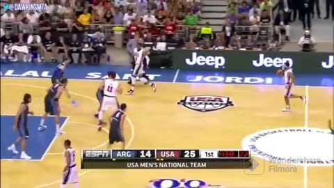 kobe,LeBron,Durant vs Manu Ginobili Team ,USA Vs Argentina BasketBall Full Match Highights.