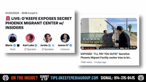FULL X-SPACE: O’KEEFE EXPOSES SECRET PHOENIX MIGRANT CENTER W. INSIDERS