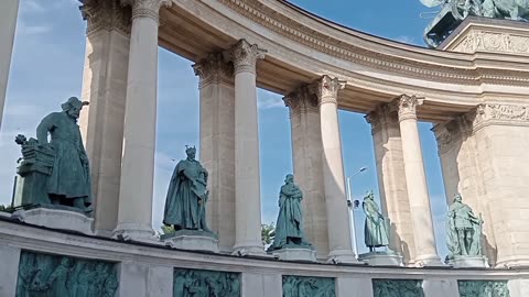 Budapest Hungary: Millennium Monument: Heroes Square