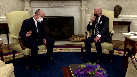 Biden, Israeli PM discuss 'threat from Iran'