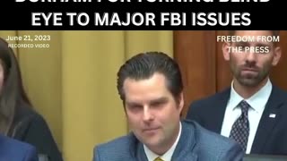 Matt Gaetz DEMOLISHES the weak Durham Report