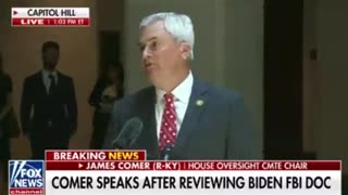 House Oversight Chair Says New Form Proves Joe Biden Committed Bribery