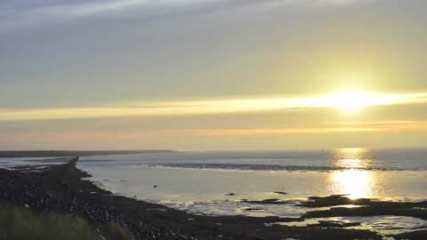 Time lapse - sunrise by tea sea - HD VIDEO